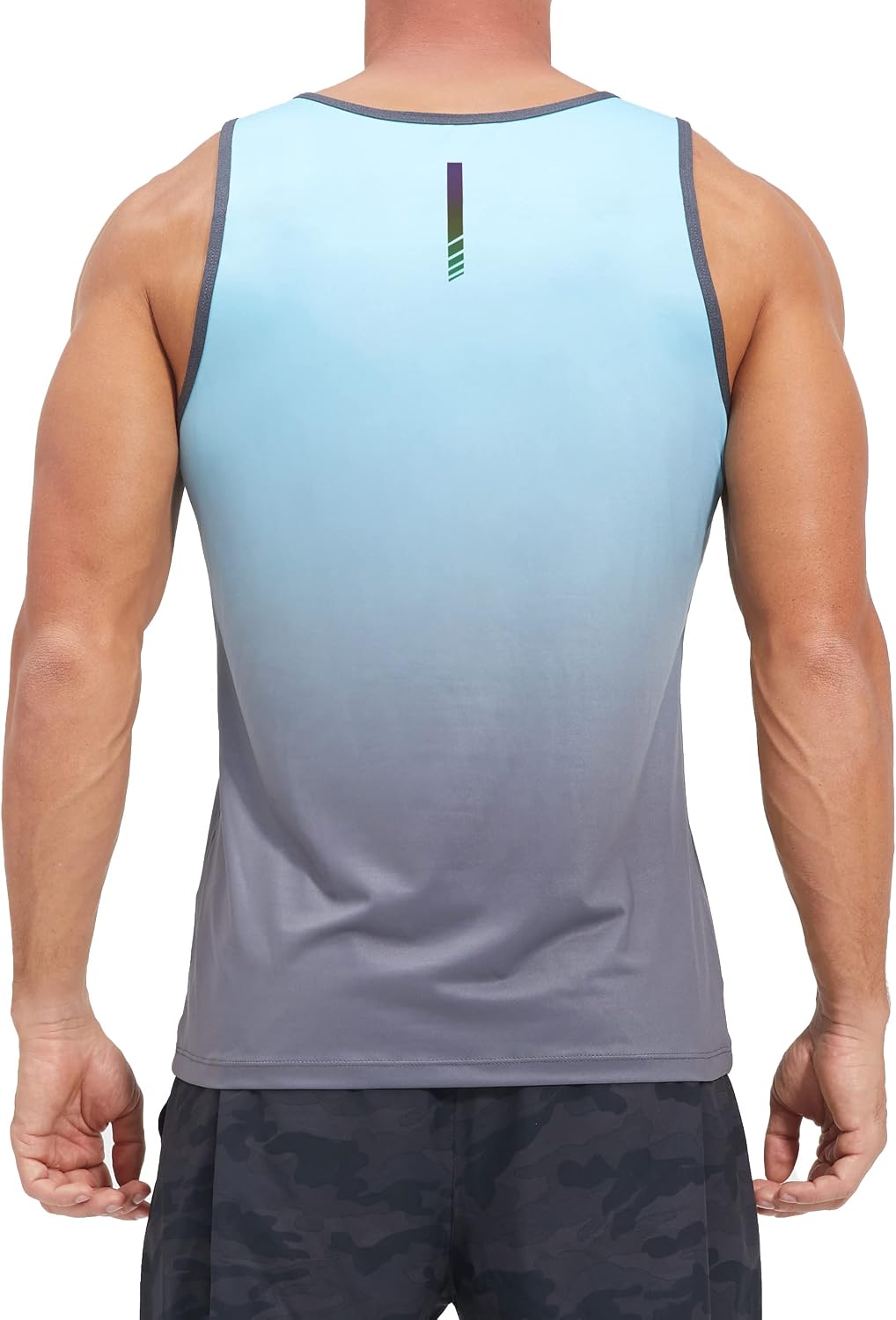 EZRUN Men's Quick Dry Workout Tank Top UPF 50+ Sweat-Wicking Gym Shirt