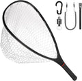 SF Fly Fishing Landing Net Soft Rubber Mesh Trout Net Catch and Release Net