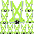 Reflective Vest Running Gear with Safety Straps