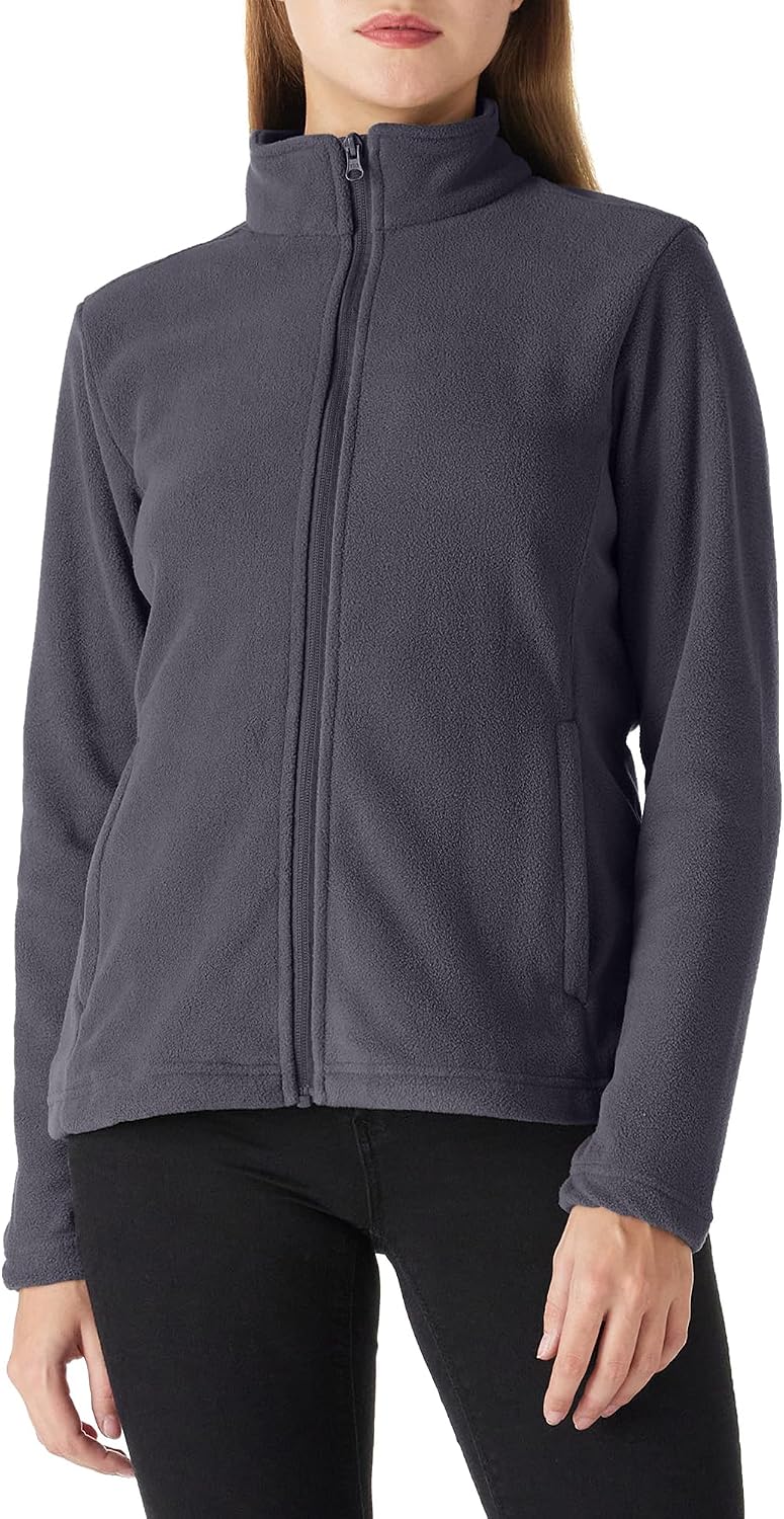 Outdoor Ventures Women's Lightweight Warm Polar Fleece Jacket Zip Up