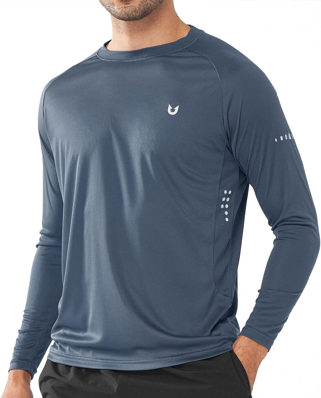 NORTHYARD Men's Sun Protection Shirts UPF 50+ Long Sleeve Running Workout
