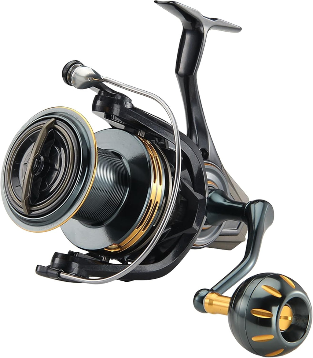 Big Game Surf Spinning Fishing Reel, 44Lbs Max Drag Saltwater Fishing Reels