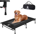 ONETIGRIS Elevated Dog Bed for Large Dogs, Outdoor Dogs Cod Large Raised Dog Bed with Chew Proof Mesh, No-Slip Portable Bed for Indoor & Outdoor Portable