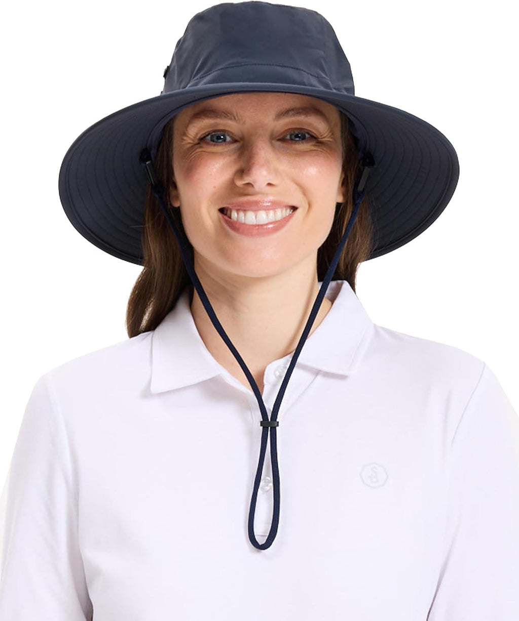 Solbari Unisex Traveler Broad Brim Sun Hat UPF 50+