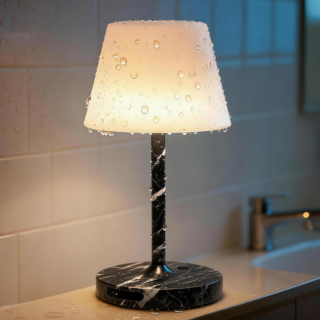 SAIWEYA Outdoor Waterproof Shower Lamp, 5200mAh Rechargeable Bathroom Lamp