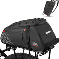KEMIMOTO Rear Bike Rack Bag - 8L PVC Water Resistant Ebike Bags for Bicycle