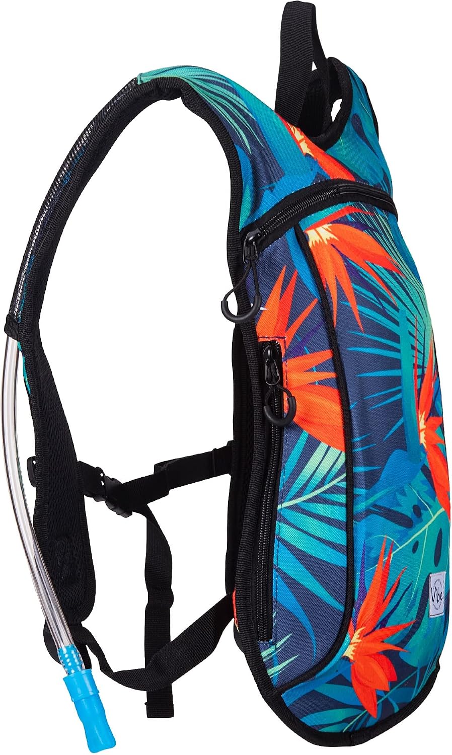 Vibe Festival Gear Rave Hydration Pack Backpack with 2L Water Bladder for Women Men – Festival Hydropack, Hydro Pack, Leak Proof, Lightweight – Teens, Party, Hiking, Running, Outdoor Sports