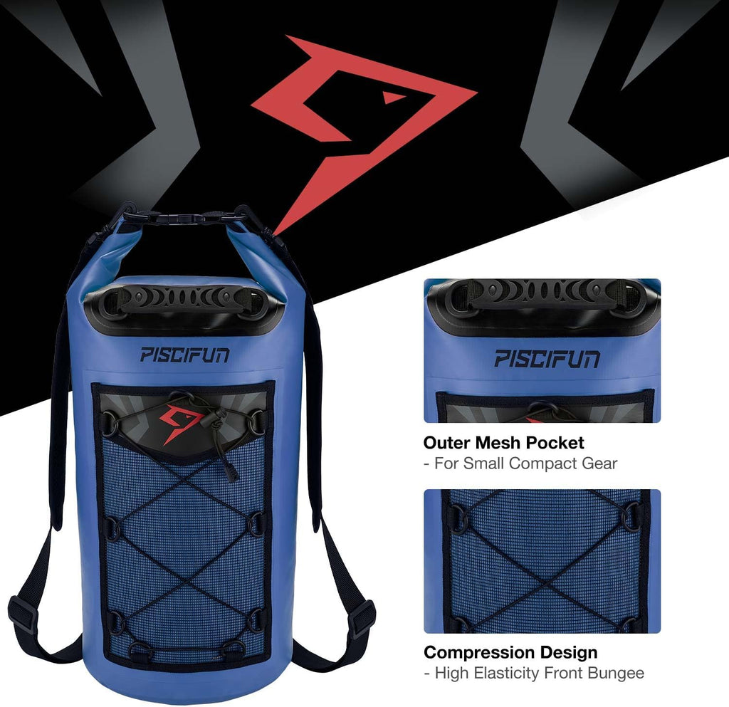 Piscifun Dry Bag, Waterproof Floating Backpack 10L/20L/30L/40L