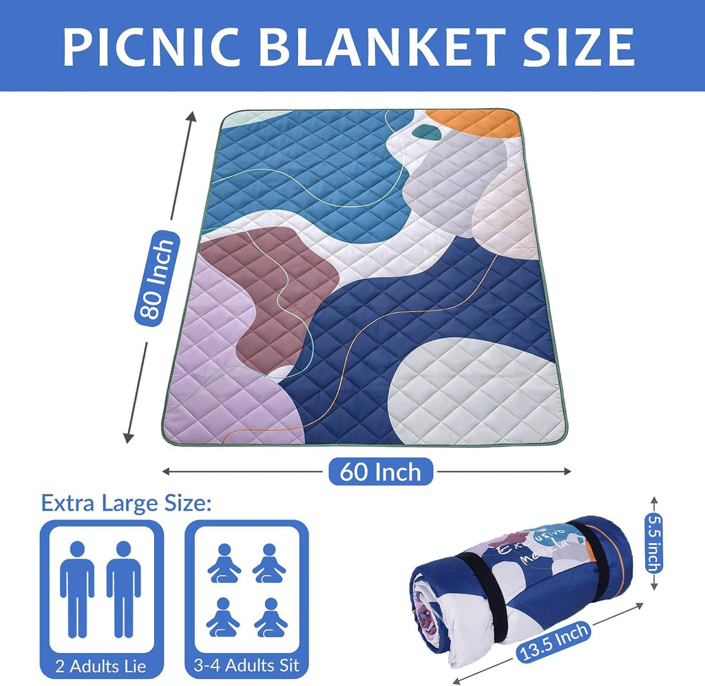Exclusivo Mezcla Extra Large Waterproof Foldable Picnic Blanket