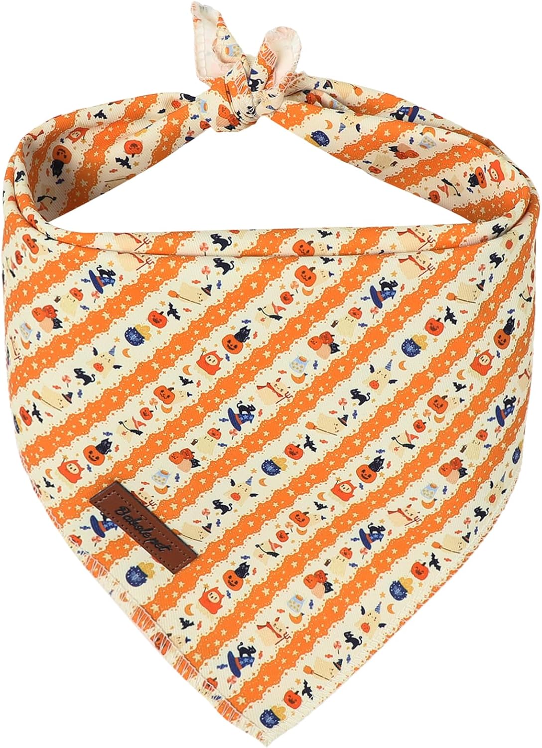 Fall Dog Bandanas Girl Boy American Football Cotton Washable Comfortable Triangle Dog Scarf Adjustable Pet Bib Kerchief for Small Medium Large Dogs L