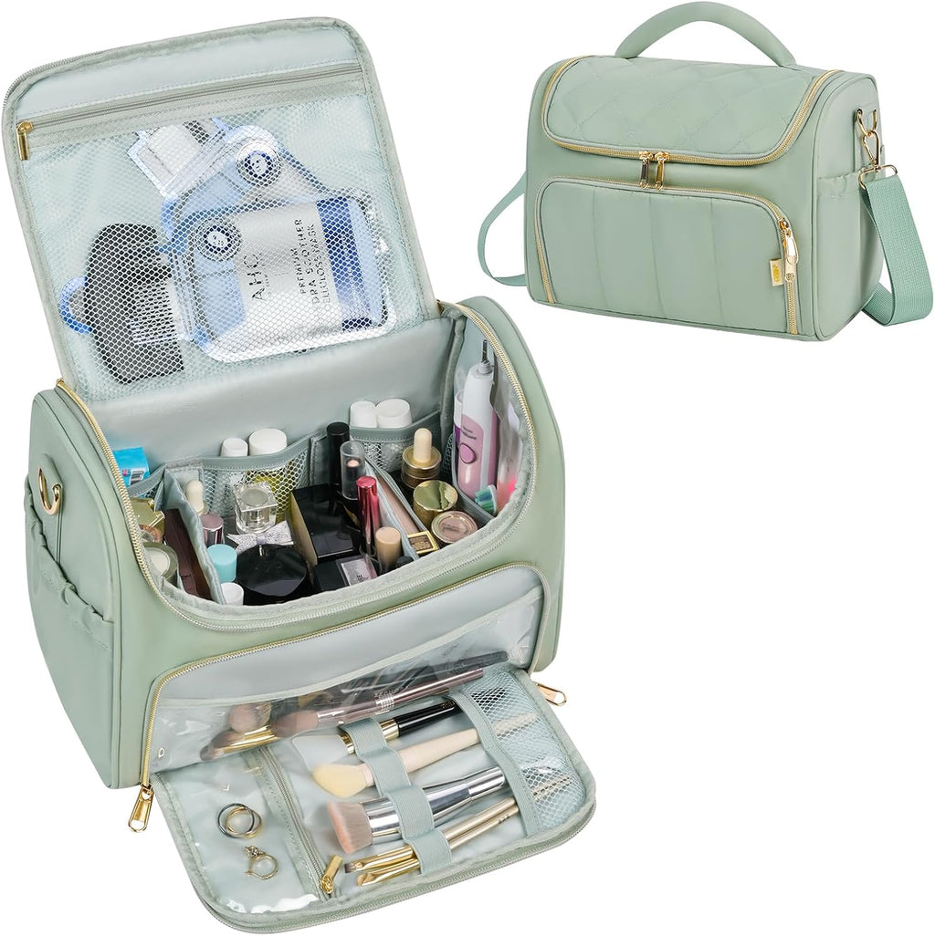 GR69N Travel Toiletry Bag,Large Makeup Bag Organizer Case for Women