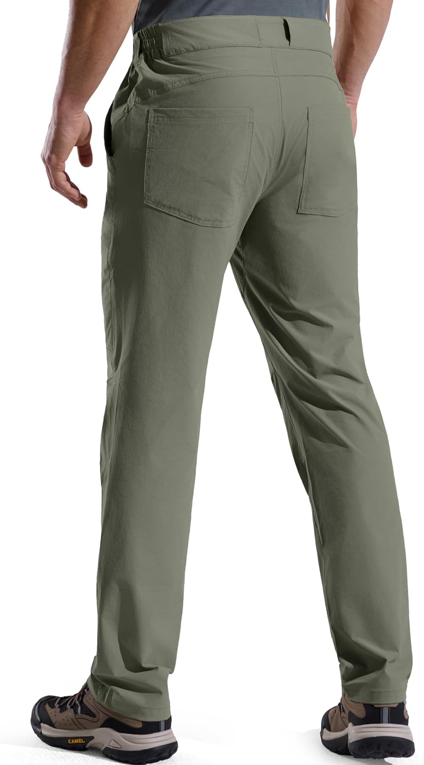 FREE SOLDIER Men's Outdoor Cargo Hiking Pants with Belt