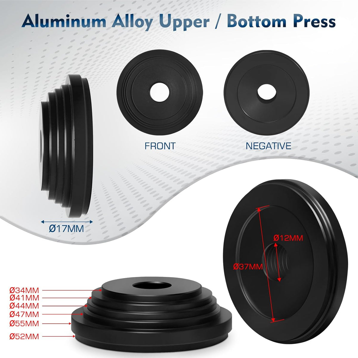 BUCKLOS Bike Headset Bottom Bracket Bearing Press-in Install Tool Kit