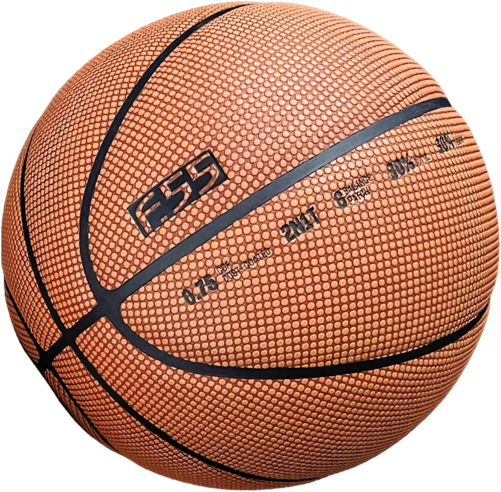 ANTA f.55 Outdoor Street Basketball with Dust-Resistant PU Leather, Tournament-Level Construction, Size7