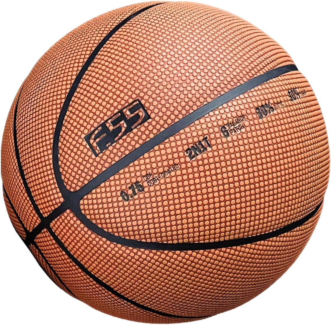 ANTA f.55 Outdoor Street Basketball with Dust-Resistant PU Leather, Tournament-Level Construction, Size7