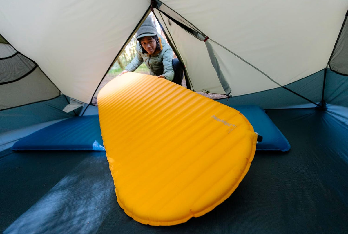 Therm-a-Rest Trail Prolite Lightweight Self Inflating Backpacking Sleeping Pad, Regular