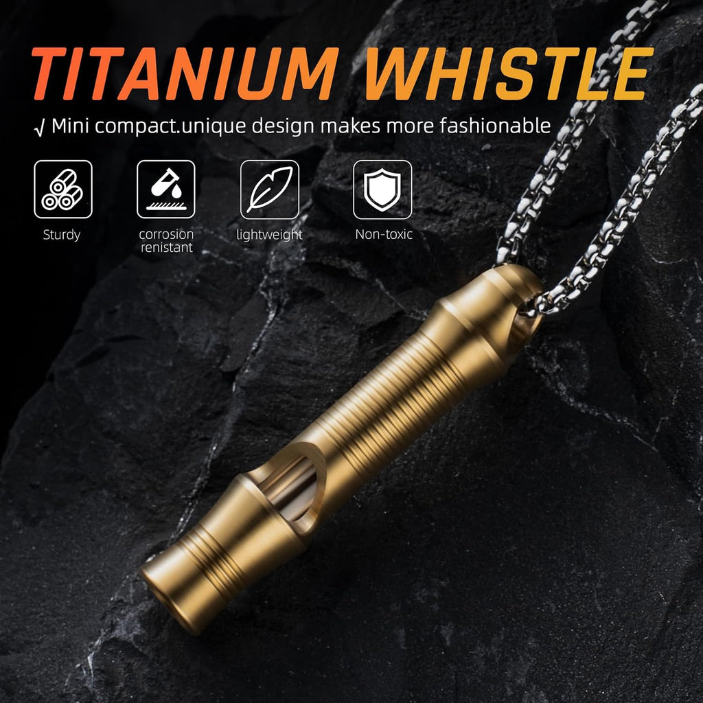TISUR Titanium Emergency Whistle,Dog Whistle