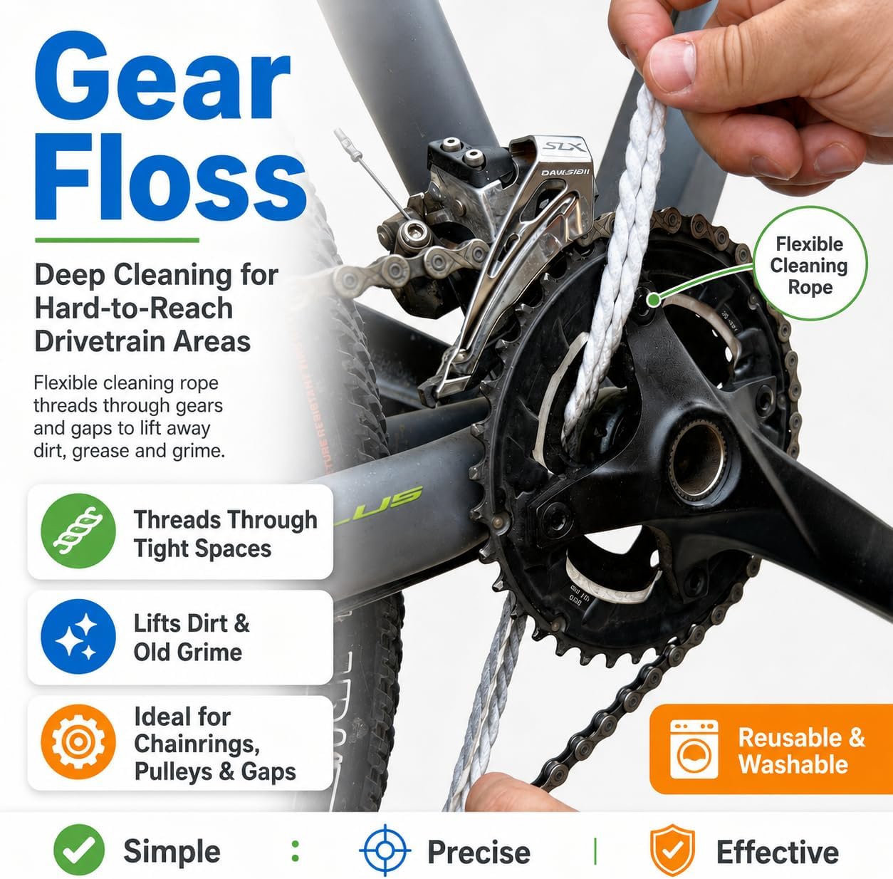 Bike Chain Cleaner Kit with Bicycle Chain Degreaser,Scrubber,Lubricant