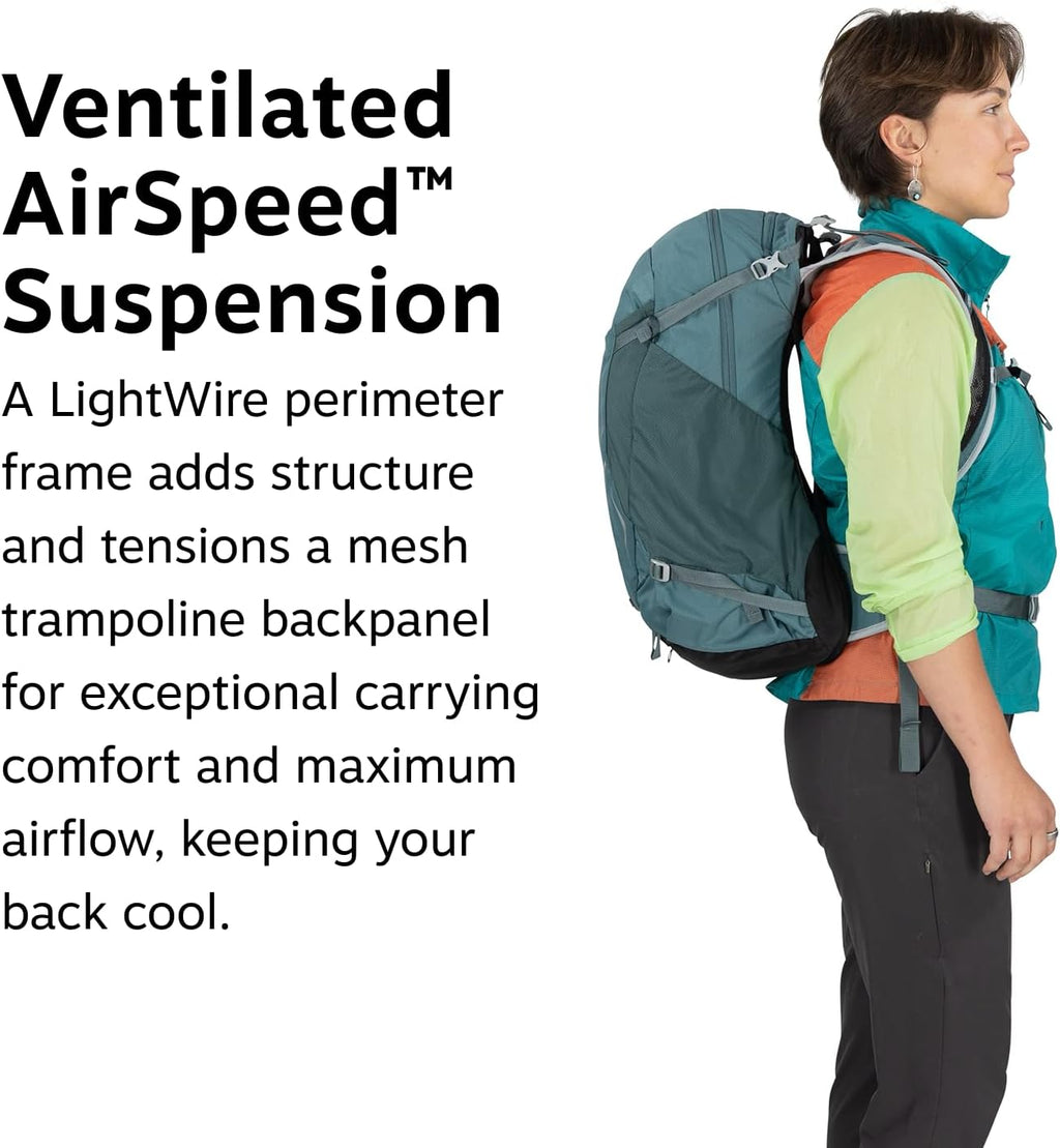 Osprey Hikelite 26L Hiking Backpack, Purple OS