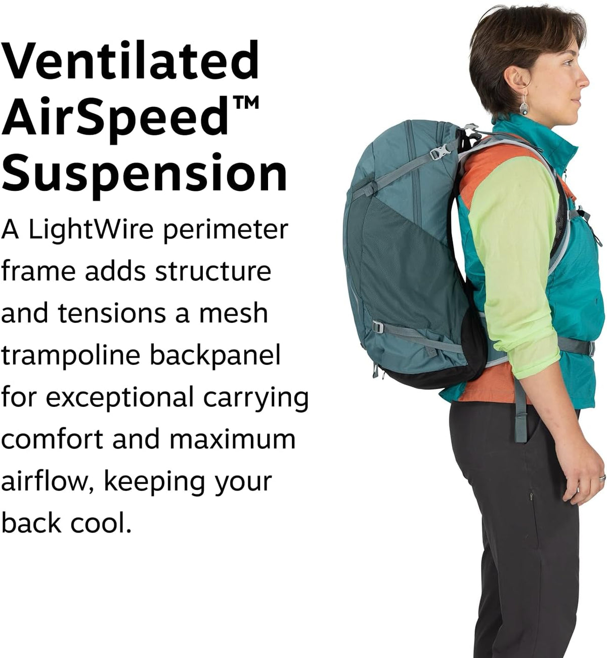 Osprey Hikelite 26L Hiking Backpack, Purple OS