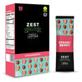 Fruit Leather by Zest Delites, Strawberry Healthy Fruit Snacks, 10 Pack Box