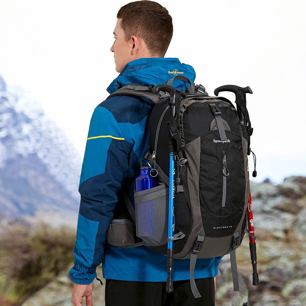 SPEEDPARK 40L Hiking Backpack, Lightweight Camping Daypack with Rain Cover