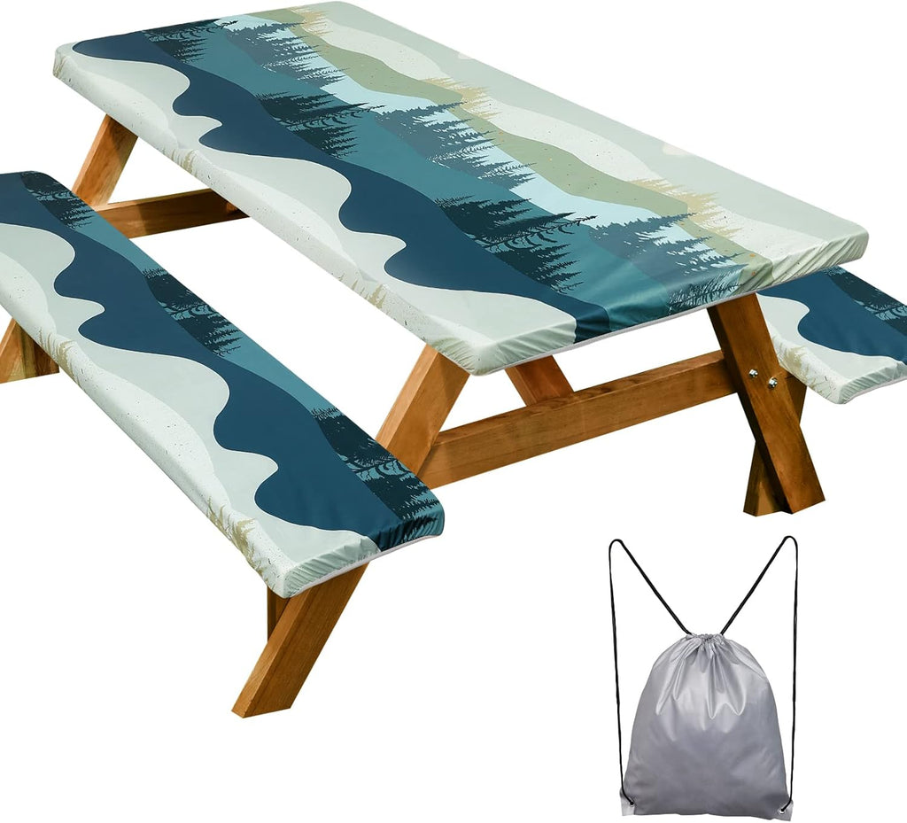 Play Tailor Picnic Table Cover Bench Covers Camping Essentials Tablecloth