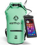 Earth Pak Waterproof Dry Bag with Zippered Pocket - Waterproof Dry Bag Backpack Keeps Gear Dry