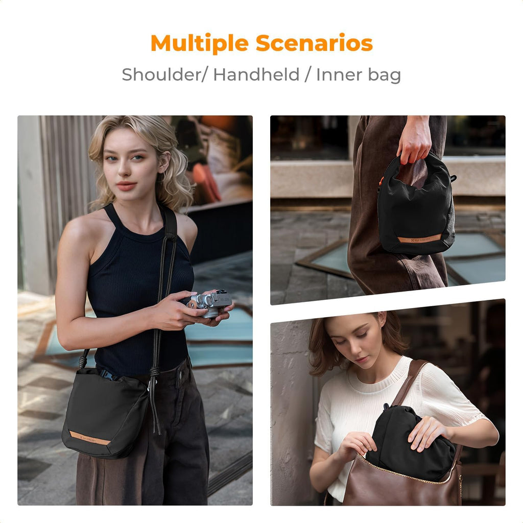 K&F CONCEPT Camera Sling Bag Small Camera Compact Case