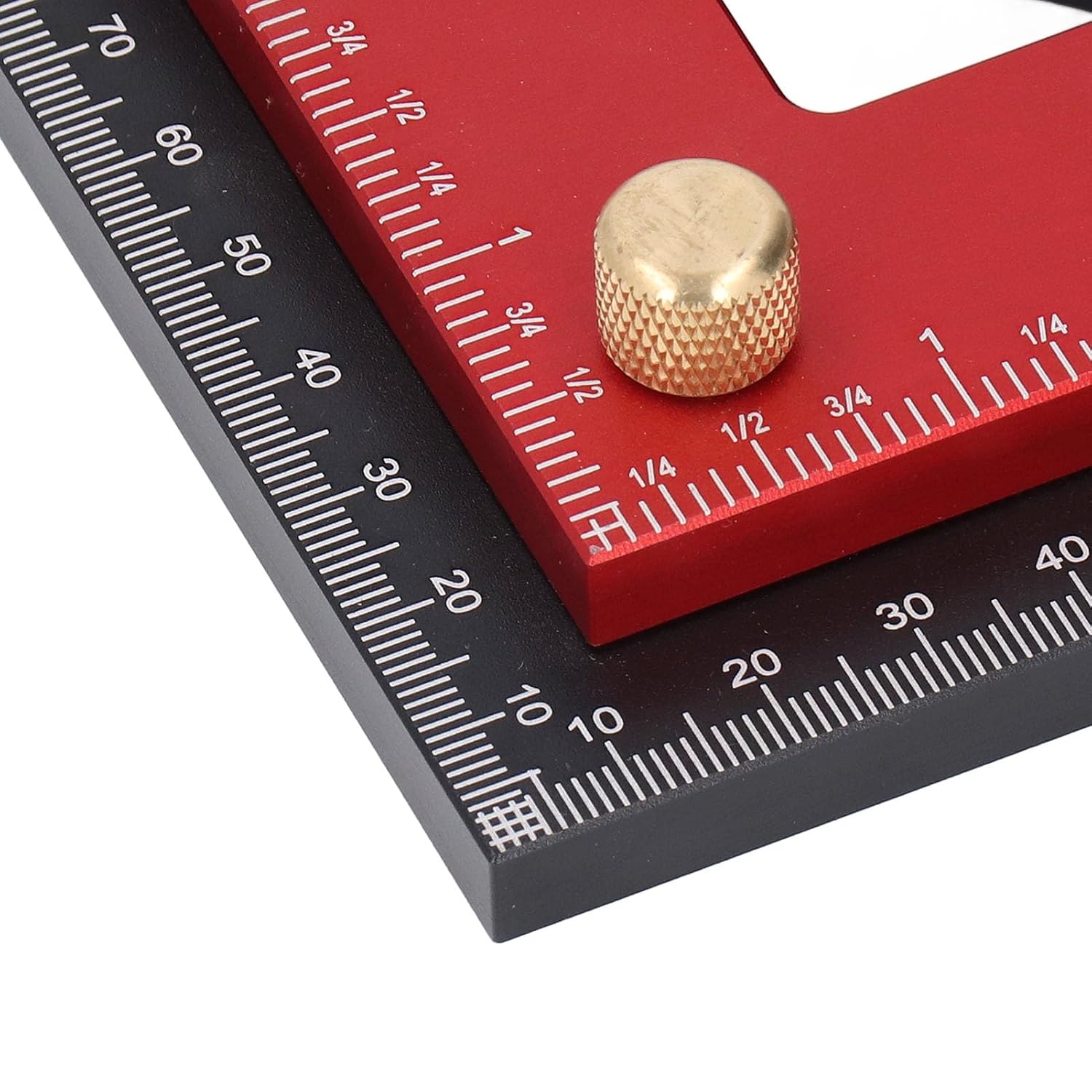 Double Triangle Ruler Detachable 4 Inch 6 Inch Aluminum Alloy Accurate Carpentry Square Tool for Woodworking Drafting Design
