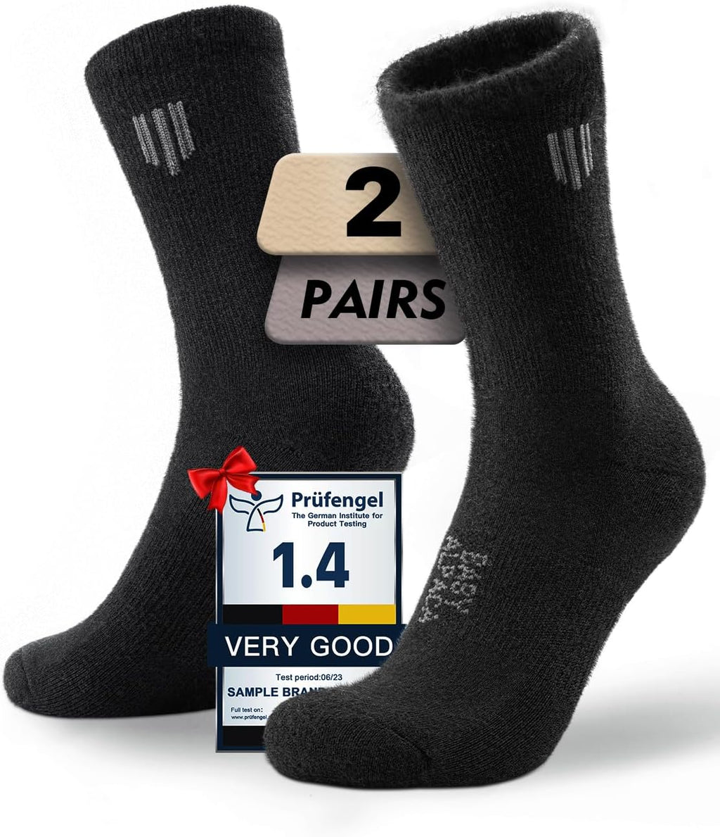 Juclise Baby Alpaca Wool Lightweight Micro Crew Socks for Men & Women