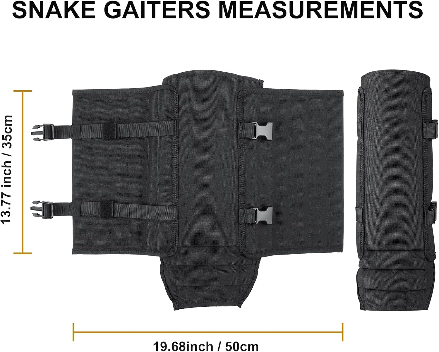 LUCKY CLOVER Snake Gaiters, Waterproof Snake Guards Bite Protection for Lower Legs, Snake Proof Gaiters Fit for Men & Women