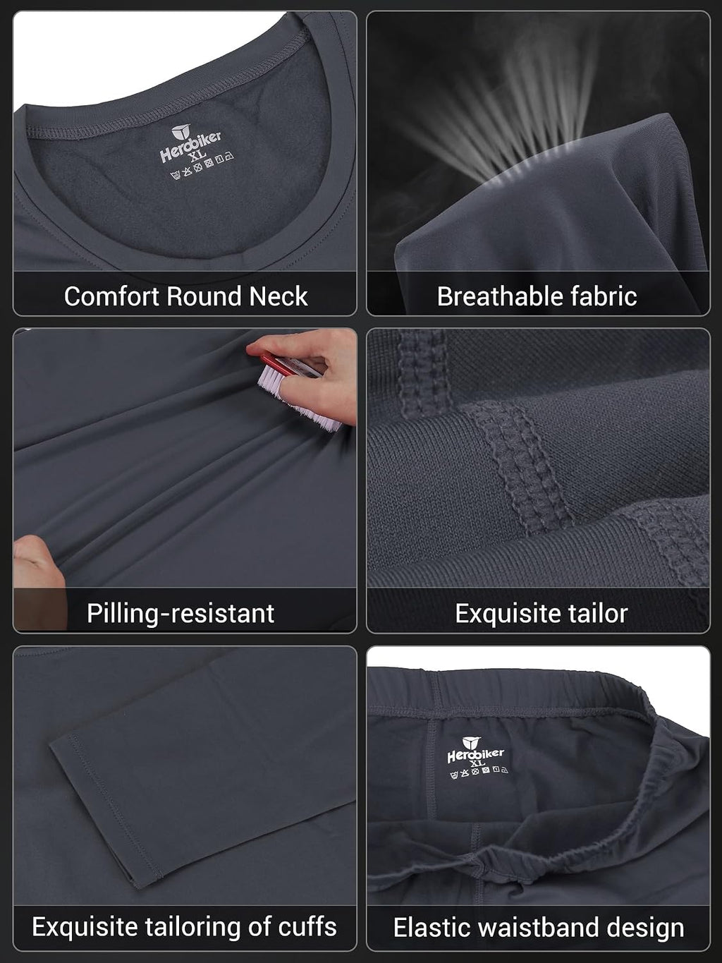 Women's Thermal Underwear Base Layer with Fleece Lined Winter Cold Weather