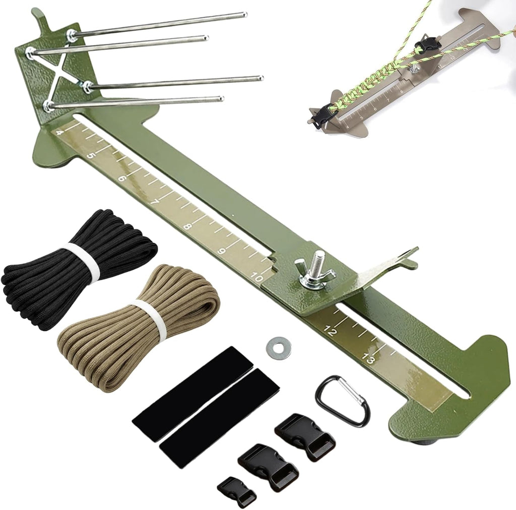 KOKKOYA Metal Paracord Bracelet Jig Dog Collar Making Kit 4 to13 inch