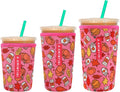 Amintiri Reusable Insulator Neoprene Sleeve for Iced Coffee & Cold Soda