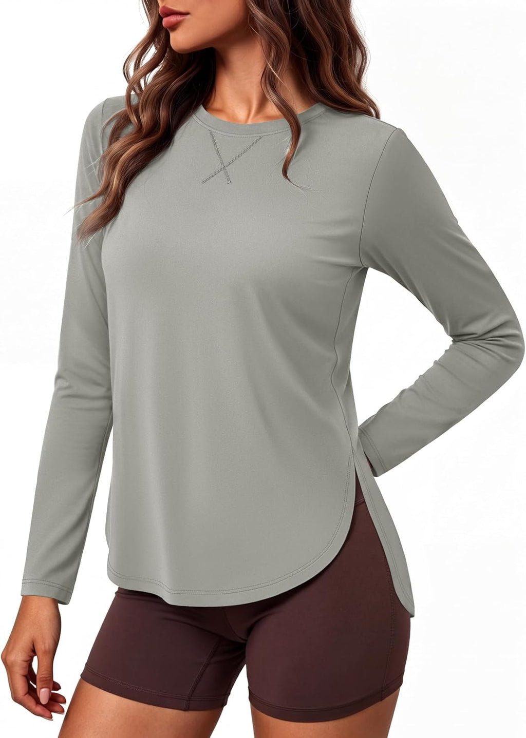MAGCOMSEN Women's UPF 50+ Long Sleeve Shirt Moisture Wicking Top for Hiking