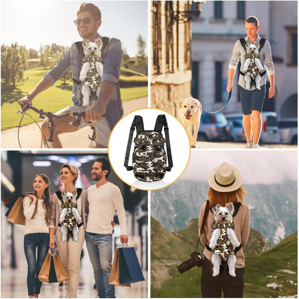 YUDODO Pet Dog Carrier Backpack Adjustable Front Carrier for Small Dog Cat