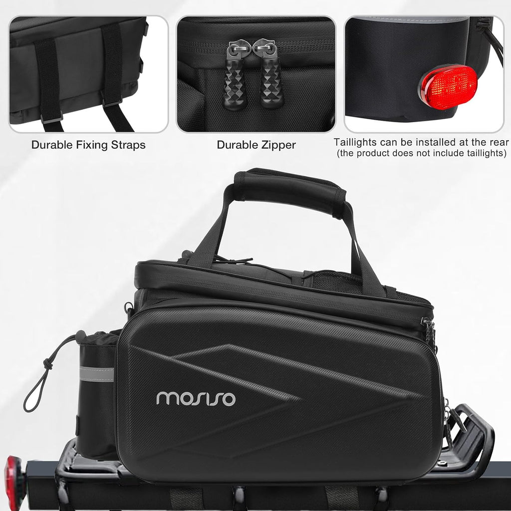 MOSISO Bike Rack Bag Trunk Cooler Handbag, Bicycle Rear Seat Bag
