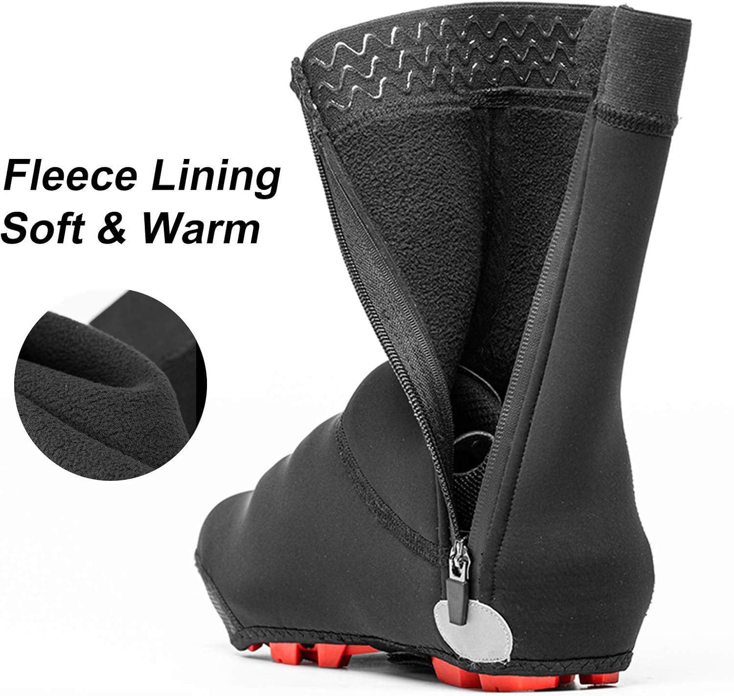 ROCKBROS Cycling Shoe Covers Warm Bike Shoe Cover Windproof Water Resistant