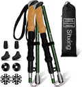 Folding Trekking Poles, Compact 13.8-Inch Hiking Poles 2-Pack