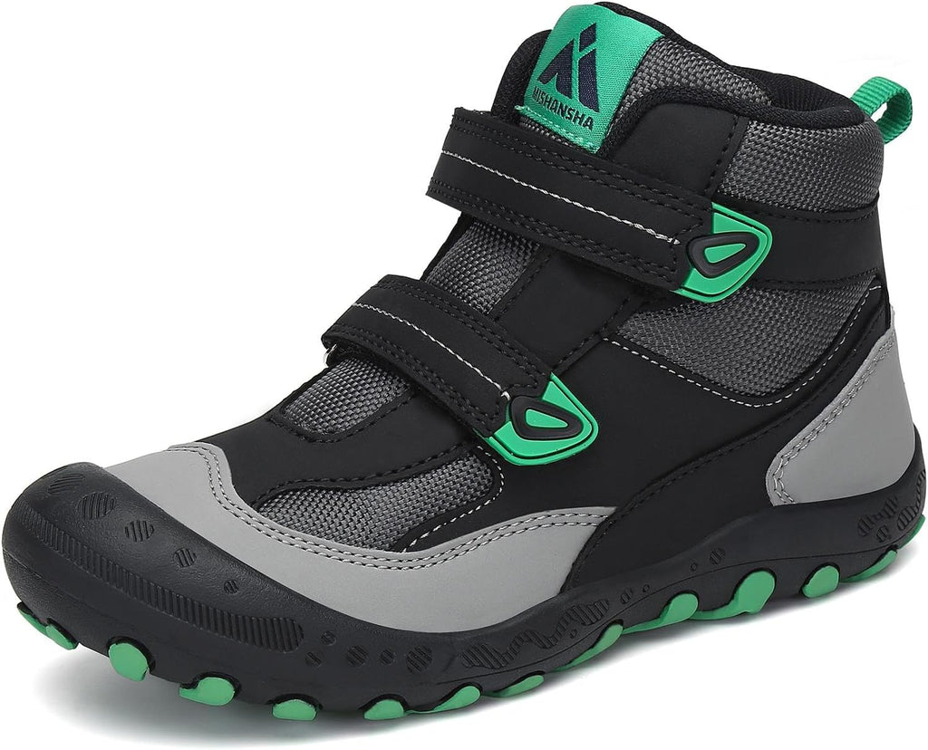 Mishansha Kids Hiking Boots for Boys Girls Water-Resistant Non-Slip