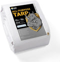GUARD SHIELD Extreme Heavy Duty White Poly Tarp 12x16 Feet Cover Waterproof Tarps 20mil Thick UV and Tear Resistant Tarpaulin