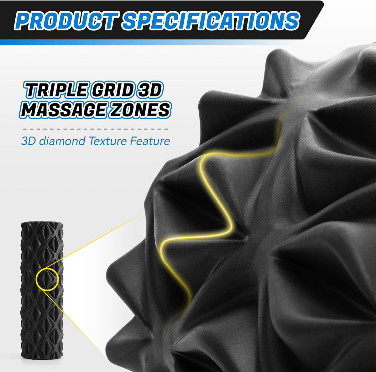 Foam Roller for Deep Tissue Massager High Density Massage Roller
