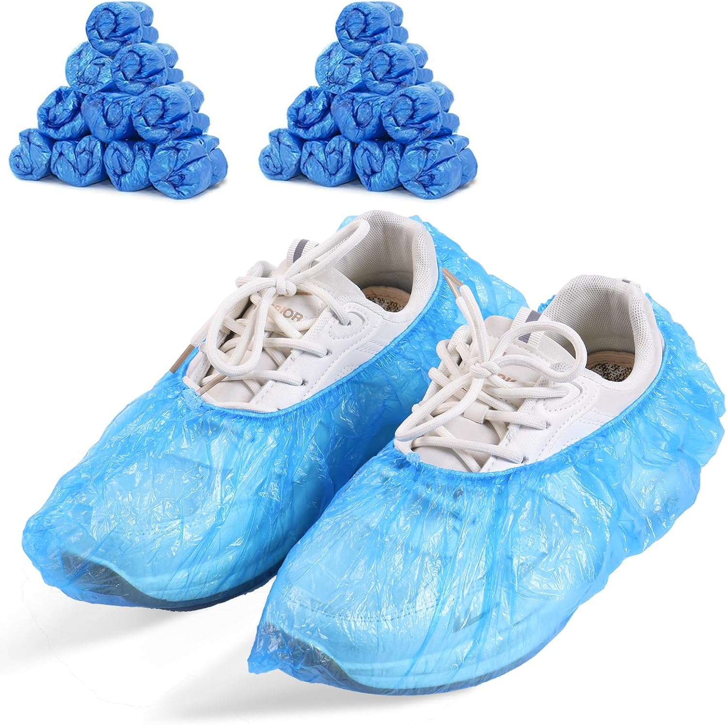 LYSHIYI 1000 Pcs Shoe Covers Disposable, Non-Slip, Reliable Shoe Covers for Indoors, 15.7'' Adjustable Size Great Value Boot Covers for Home, Hospitals, and Businesses