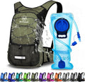 Mothybot Hydration Pack, Insulated Hydration Backpack with 2L BPA Free Water Bladder and Storage, Hiking Backpack for Men, Women, Kids for Running, Cycling, Camping - Keep Liquid Cool up to 5 Hours