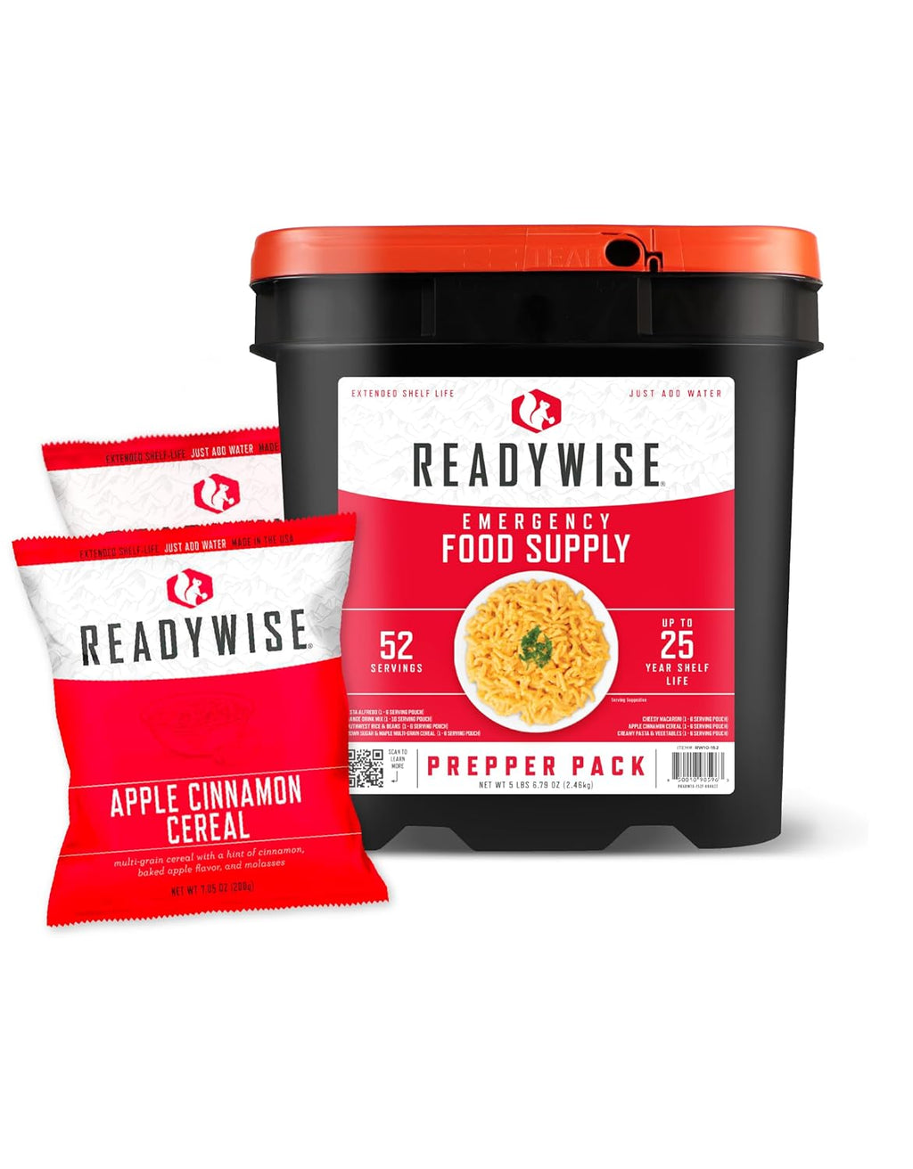 READYWISE Emergency Food Survival Supply 84 Servings, Gluten Free Bucket