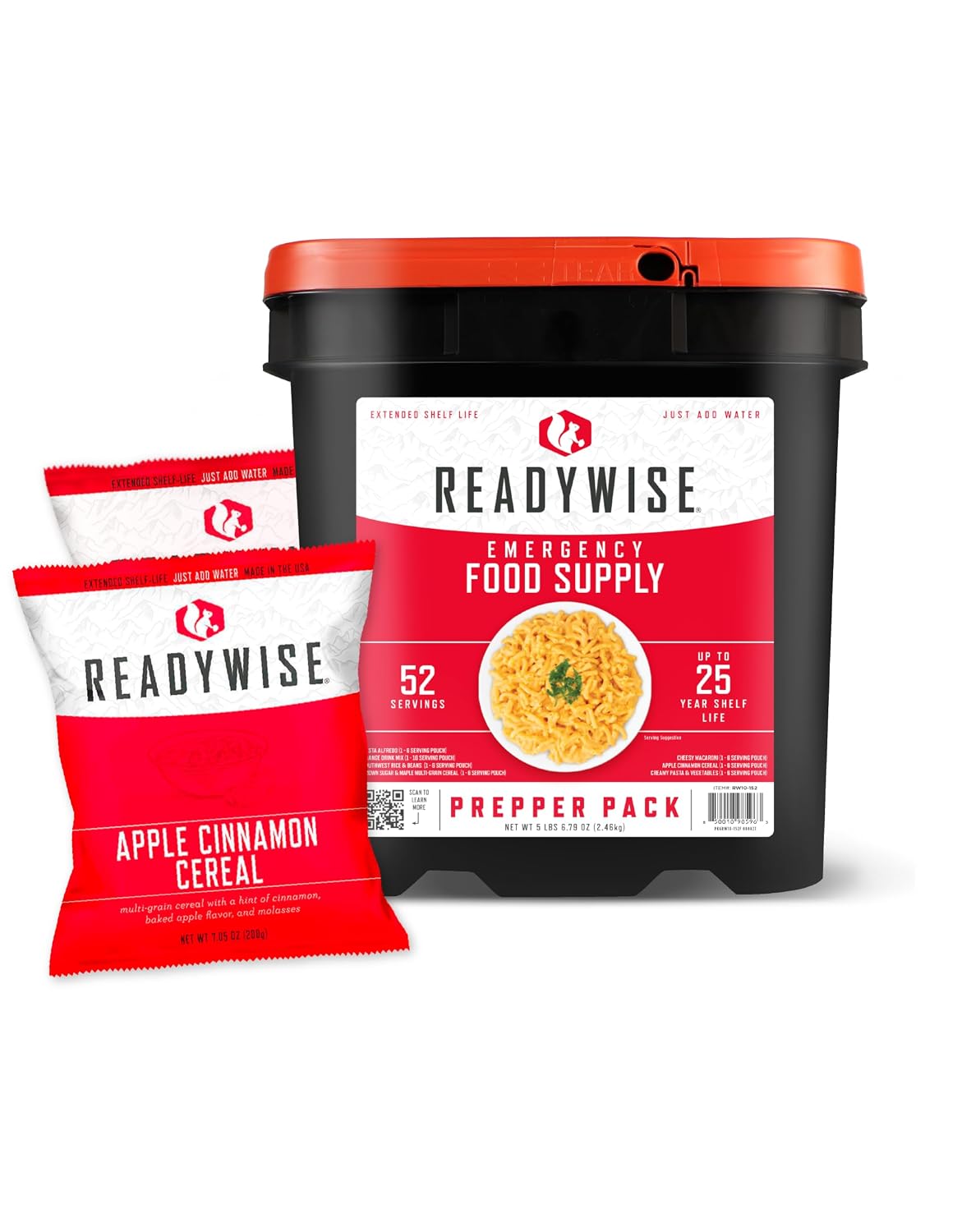 READYWISE Emergency Food Survival Supply 84 Servings, Gluten Free Bucket
