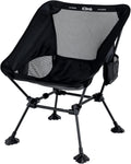 iClimb Ultralight Compact Folding Anti-Sinking Chair, Black