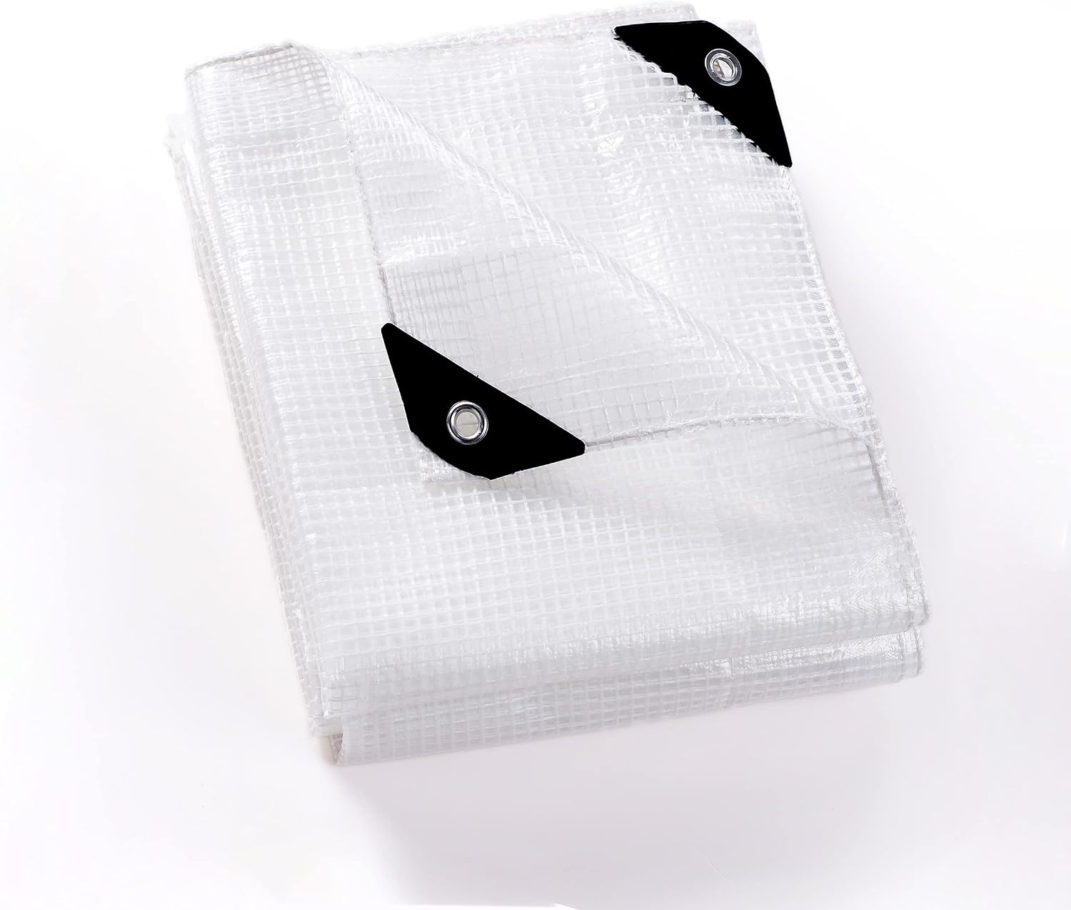 GUARD SHIELD Clear White Tarp Heavy Duty 10x12 Feet Waterproof for Greenhouse Outdoor Garden Poly Cover UV Resistant 3x3 Weave 10mil