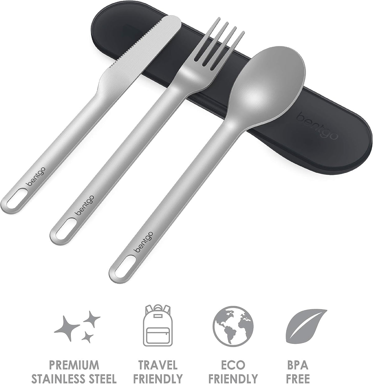 Bentgo Stainless Steel Reusable Travel Utensil Set